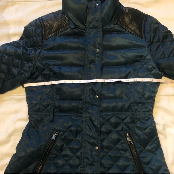 Guess - Crystal Teal Winter Puffer Jacket - Picture 9 of 15
